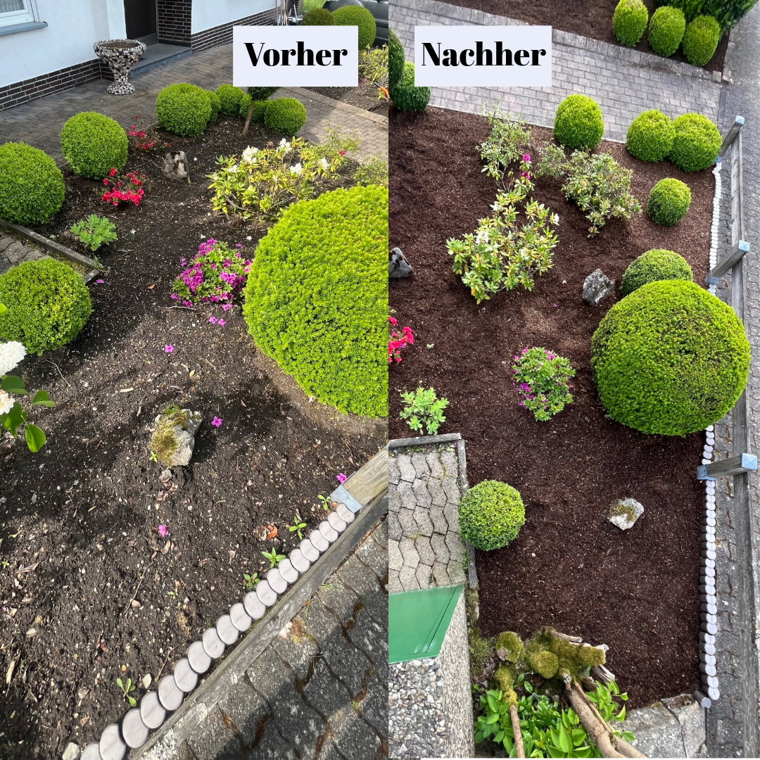 120 m² Beet in neuer Optik – gepflegt & unkrautfrei