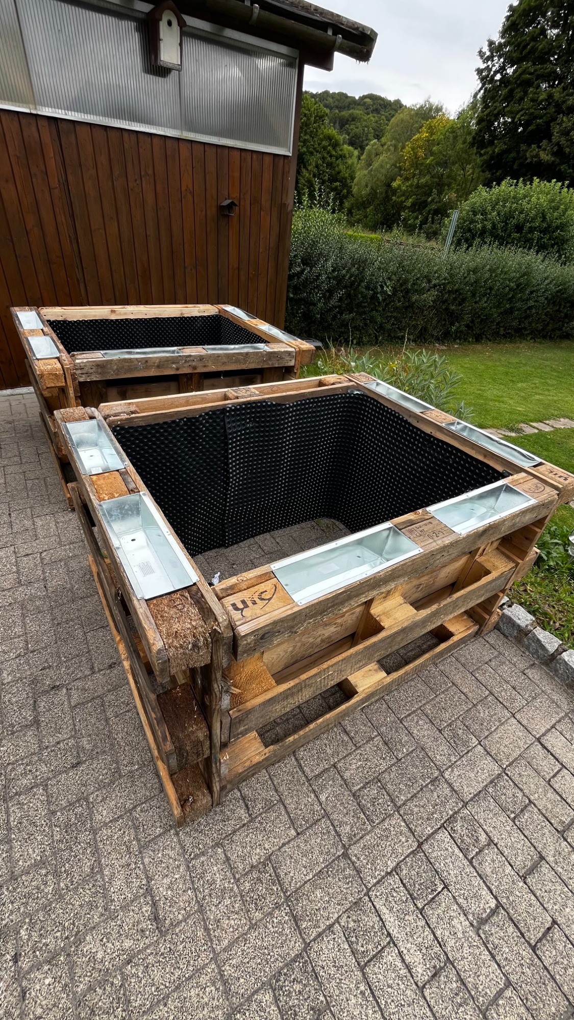 DIY-Paletten-Hochbeete